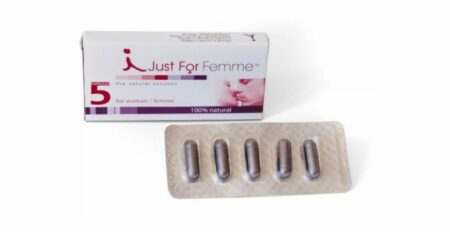 - JustForFemme – Lot de 5 capsules aphrodisiaques