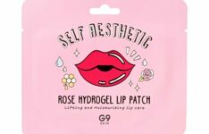 patch visage en silicone - G9SKIN Self Aesthetic Rose Hydrogel Lip Patch
