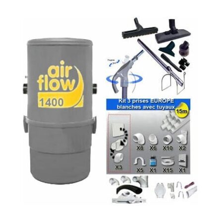 aspirateur centralisé - Airflow 1400
