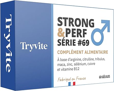 complément alimentaire pour améliorer l'érection - Tryvite Strong & Perf Serie #69 (60 gélules)