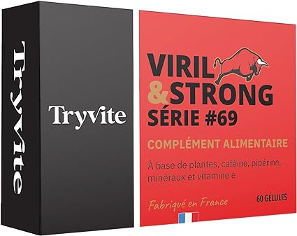 complément alimentaire pour améliorer l'érection - Tryvite Viril & Strong Serie #69 (60 gélules)