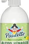 nettoyant pour sol en carrelage - Paulette Mon Irremplaçable Alcool Ménager (500 mL)