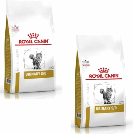 croquettes pour chat avec problèmes urinaires - Royal Canin Veterinary Urinary S/O 2×400 g