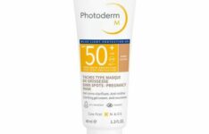 crème solaire teintée - Bioderma Photoderm M SPF50+ dorée (40 mL)