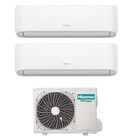 climatiseur mural réversible - Hisense Series Hi-Comfort Dual Split 9000+12000 BTU
