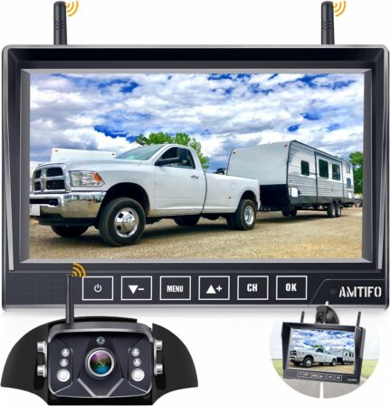 caméra de recul sans fil pour camping-car - AMTIFO A7