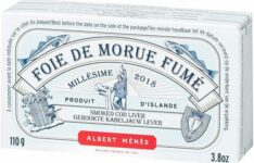 foie de morue en boîte - Albert Ménès – Foie de morue fumé millésimé (110g)
