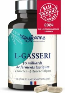  - Apyforme L-GASSERI 50 milliards de ferments lactiques (60 gélules)