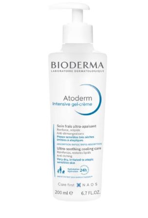 crème visage pour peau atopique - Bioderma Atoderm Intensive Gel-Crème (200 mL)