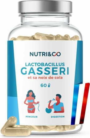 probiotique pour maigrir - Nutri & Co Lactobacillus Gasseri et sa noix de cola (60 gélules)