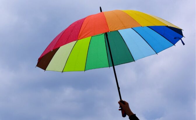 Parapluie résistant au vent de type anti-retournement