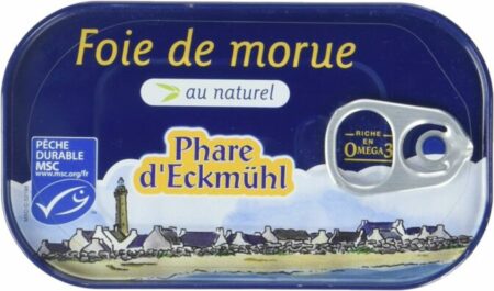  - Phare d’Eckmühl – Foie de morue au naturel (121g)