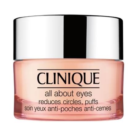 crème anti-poches pour les yeux efficace - Clinique All About Eyes Soin anti-poches anti-cernes (15 mL)