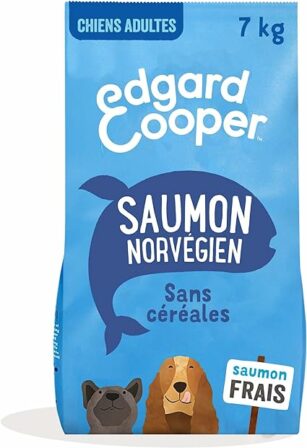 croquettes hypoallergéniques pour chien - Edgard & Cooper Saumon Norvégien (7 kg)