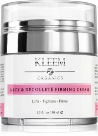 crème raffermissante pour la poitrine - Kleem Organics – Crème raffermissante cou et décolleté (50 mL)