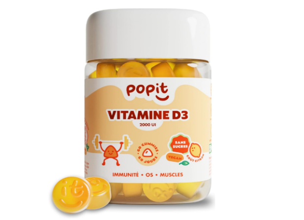 vitamines contre la fatigue - Popit – Vitamine D3 2000 UI