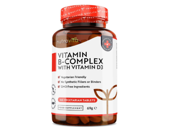 vitamines contre la fatigue - Nutravita – Vitamine B-Complex avec vitamine D3