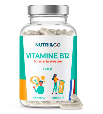 vitamines contre la fatigue - Nutri&Co – Vitamine B12 forme brevetée