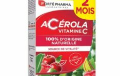 Forté Pharma – Acérola vitamine C 100% d’origine naturelle