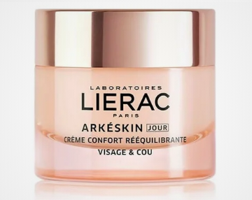 crème visage pour femme - Crème de jour Confort Rééquilibrante Liérac Arkéskin (50 mL)