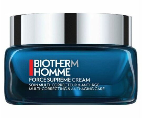 crème anti-âge pour homme - Biotherm Homme Force Suprême – Crème hydratante anti-âge et anti-rides (50 mL)