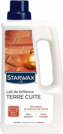 nettoyant pour sol en carrelage - Starwax Lait de Brillance Terre Cuite (1 L)