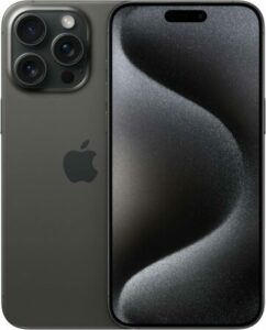  - Apple iPhone 15 Pro Max 256 Go Titane Noir