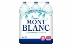 Mont Blanc – Eau minérale plate naturelle
