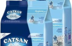 Catsan – Litière minérale non agglomérante Hygiène Plus (20 L / 19,66 kg)