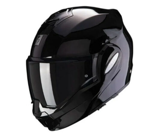 casque moto - Scorpion Exo Tech Evo Solid Black
