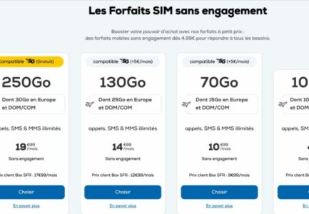  - La Poste Mobile – Forfait SIM 70 Go sans engagement
