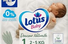 couches bébé - Lotus Baby Douceur naturelle Taille 1 (80 couches)
