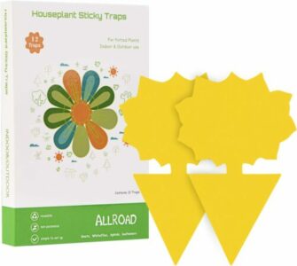  - ALLRoad – Collants jaunes pour attrape-moustiques (18 pièces)