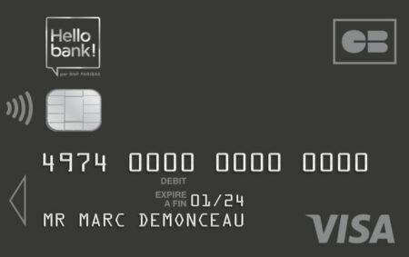  - Hello Bank! – Carte Visa Hello Prime