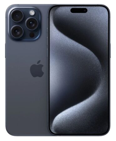 iPhone reconditionné - Apple iPhone 15 Pro Max 256 Go Blue Titanium 5G