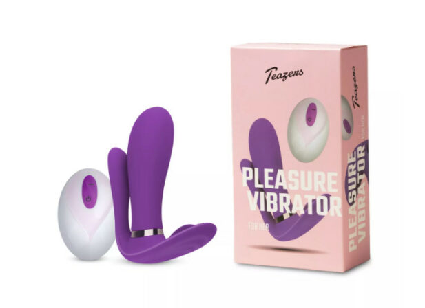 gode télécommandé - Teazers Vibro Purple Pleaser