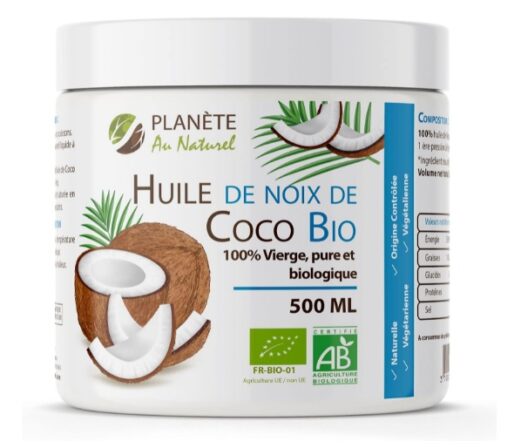 huile de coco - Planète au Naturel (500 mL)