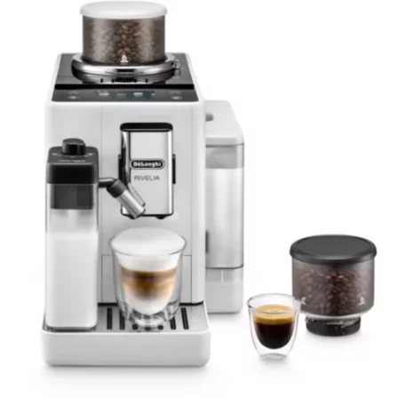 machine à café à grains De'Longhi - De’Longhi Rivelia latte FEB4455.W