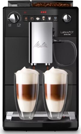 machine à café à grains Melitta - Melitta Latticia One Touch F300-100 Noir Mat