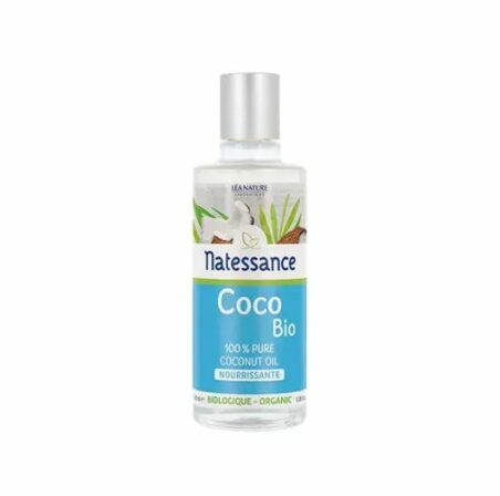 huile de coco cheveux - Huile de coco 100% pure Natessance – 100 mL