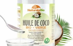 huile de coco cheveux - Huile de coco bio vierge NaturaleBio – 1000 mL