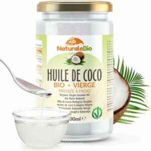  - Huile de coco bio vierge NaturaleBio – 1000 mL