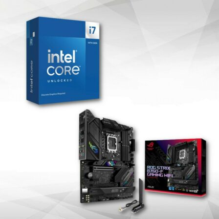 kit d'évolution PC - Asus ROG Strix B760-F Gaming Wi-Fi + Intel Core i7-14700KF
