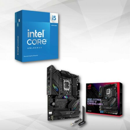 kit d'évolution PC - Asus ROG STRIX B760-F Gaming Wifi + Intel Core i5-14600K