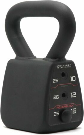 kettlebell - PowerBlock réglable en fonte 15,9 kg