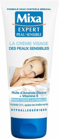 crème hydratante visage pour peau sensible - Mixa Expert Peau Sensible (100 mL)