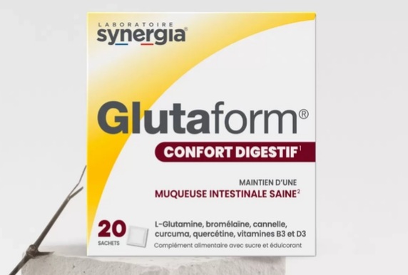 L-glutamine - Laboratoires Synergia Glutaform Confort Digestif