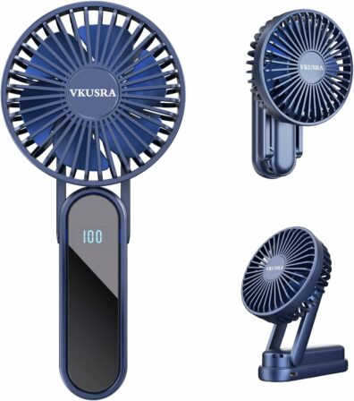 ventilateur portable - Ventilateur avec affichage LED VKUSRA