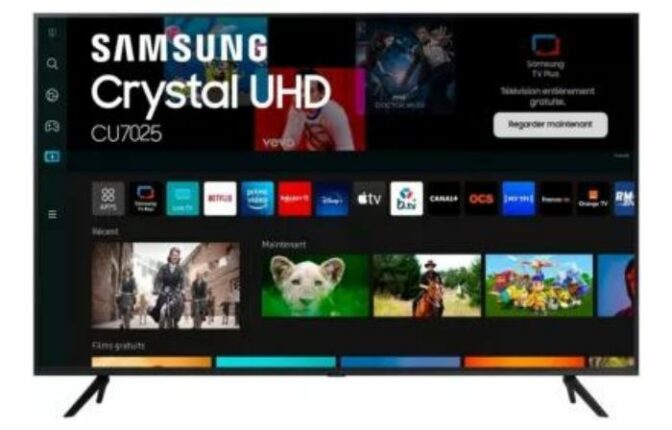 TV rapport qualité/prix - Samsung TU55CU7025 2024