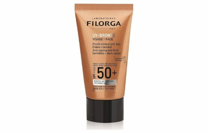 crème solaire visage - Filorga UV Bronze Visage SPF50+